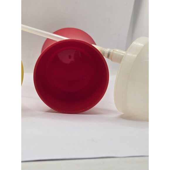 Tupperware Ketchup Mustard Hourglass Pump Dispenser Container #871-10 Vtg - Picture 15 of 15